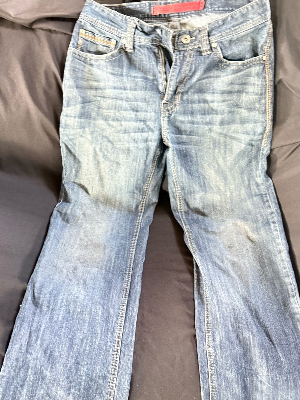 Rock & Roll CowboyDouble Barrel Straight Jeans Men’s Blue 32x34